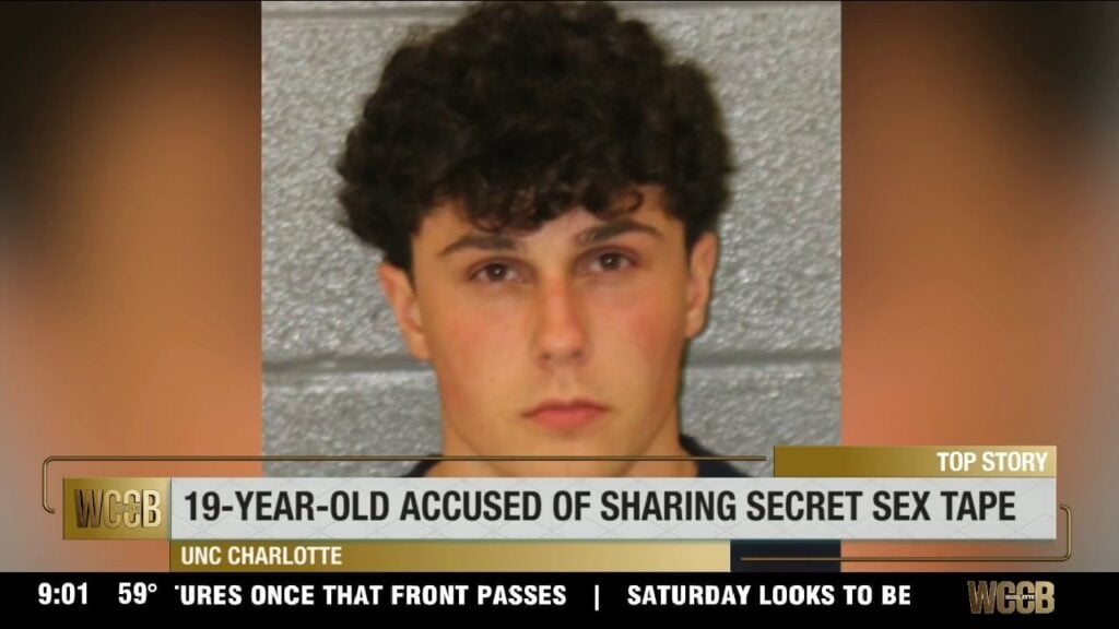 Man accused of secretly recording sex tape and sharing with a fraternity