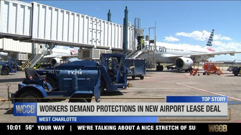 Airport workers want protections in new airport lease deal
