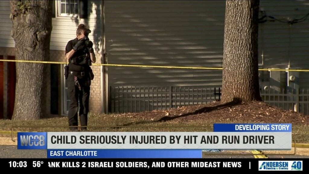 Police searching for driver after child is seriously hurt in hit-and-run crash