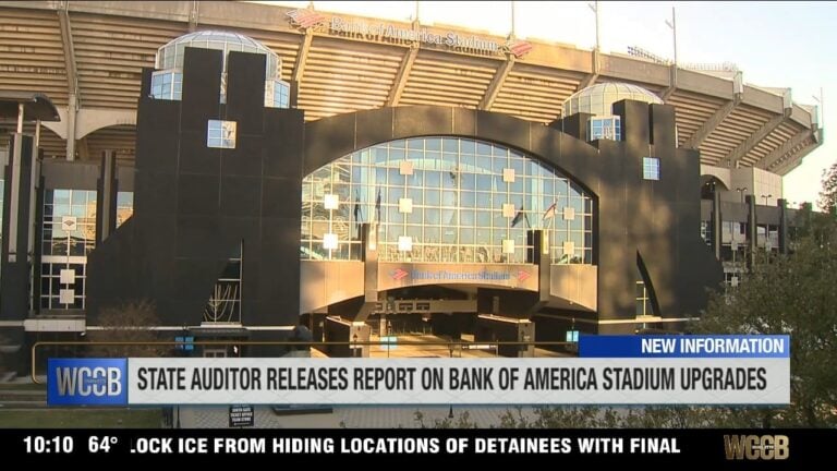NC State Auditor’s office releases initial report on public-private spending on Bank of America Stadium renovations